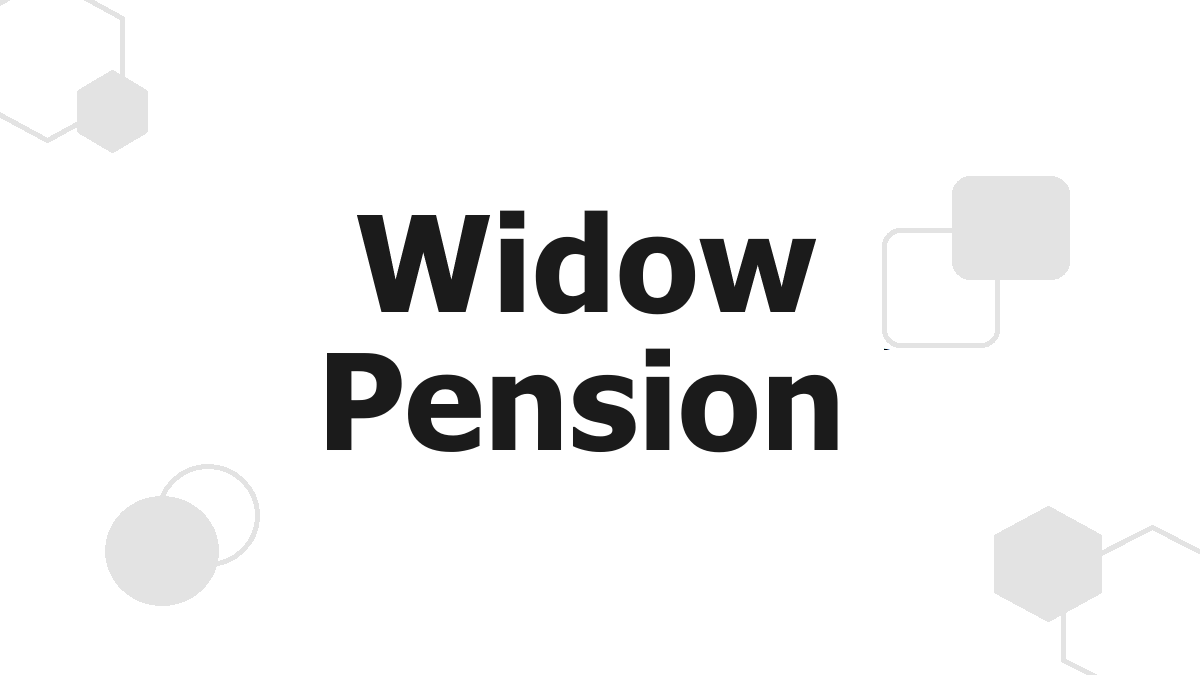 WIdow Pension