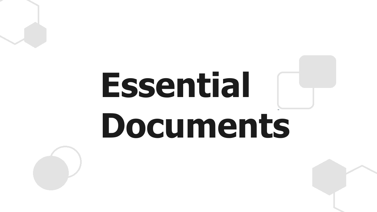 Essential Documents