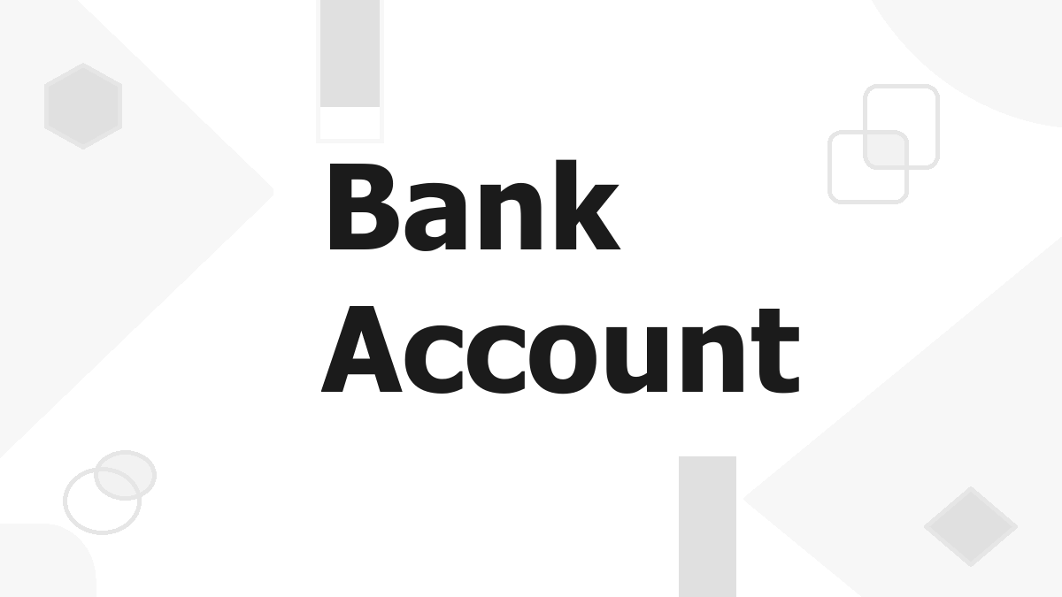 Bank Account