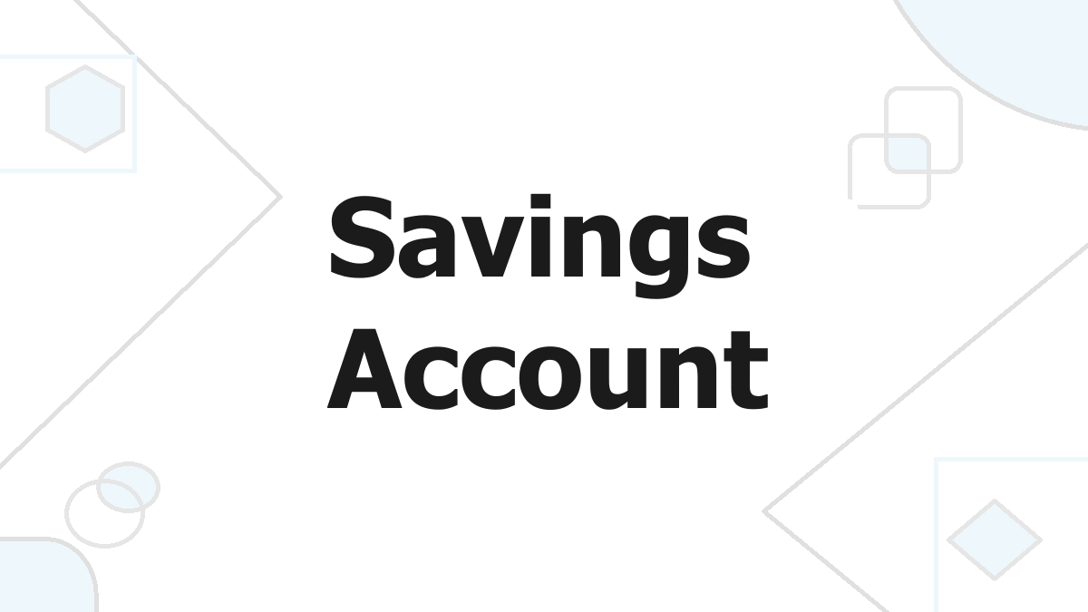 Savings Account