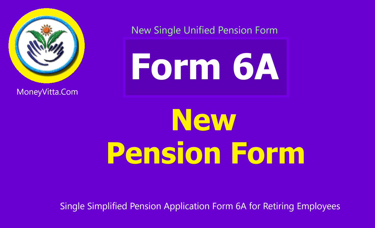 Form 6A New Pesnion Form Single Simplified Pension Application Form New Single Unified Pension Form